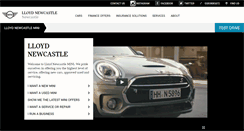 Desktop Screenshot of lloydnewcastlemini.co.uk
